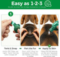 Flea and Tick for Medium Dogs 23-44 lbs, 6 Topical Doses