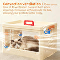Pet Carrier for Cat & Dog,19-in Collapsible Cat Carrier Hard,Portable Crate