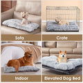 EHEYCIGA Fluffy Dog Crate Bed, Plush Extra Large Plus Dog Pillow