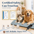 Verla Pet Heating Pad for Cats & Dogs with Timer, 6 Heat Levels