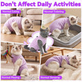 Cat Recovery Suit for Spay Abdominal Wounds, Kitten Onesie Bodysuit