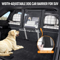 YJGF Dog Car Barrier for SUV,Width-Adjustable Dog Car Divider Net for SUV
