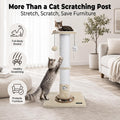 35-Inch Tall Cat Scratching Post, Stable Base for Large Cats
