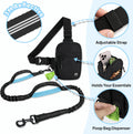 Hands Free Crossbody Dog Leash Bag, Dogs up to 60 lbs