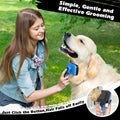Professional 3PCS Self Cleaning Slicker Brush & Pet Grooming Rake & Flea Comb for Dogs,Cats and Horses | Double-Sided De