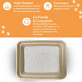 Disposable Litter Boxes (Brown, Large 8-Pack)