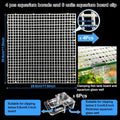 4 Aquarium lid Hood Fish Tank top Cover Terrarium lid Plastic Grid Panel Egg Crate Grate 6 Aquarium Glass Cover Board Cl