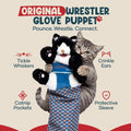 CATSUMO Cat Wrestling Glove Puppet – Interactive Hand Mitt with Durable Protective Sleeve and Catnip - Play & Enrichment
