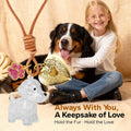 Forever Pup Dog Hair Keychain, Pet Fur Keepsake, Dog Fur Keepsake