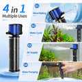 COOSPIDER Aquarium Filter 260GPH Fish Tank Filter for 30-75 Gallon Tank