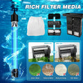 Large Hang on Back Aquarium Filter w/ U-V Light for 40-150 Gallon Fish Tank