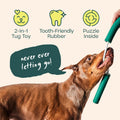 WOOF Nomchucks Dog Puzzle & Tug Dual Purpose Toy