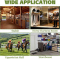 8 Tier Saddle Pad Rack with Stand,Long Rack Arms Horse Blanket Holder