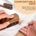 TAKAVU Horse Hair Laundry Brush Set of 2, Soft Natural Bristle