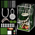 18Pcs Jumping Spider Enclosure Hammock Kit，Ventilation DIY Insects Habitat