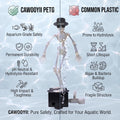 Dancing Skeleton Aquarium Bubbler with Hat & Sunglasses (1 Pack)