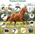 Horse Grooming Kit 13 Piece, Horse Brushes for Grooming Supplies Set with Organizer Bag, Horse Brush & Curry Comb for Ef