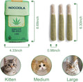 Nocciola 3 Pack Catnip Toys for Cats, Funny Cat Toys Filled with 100% Pure Organic Catnip, Safe Kitten Teething Chew and Kicker Toys, Stress Relieving Fun for I