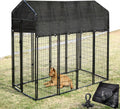 Dog Kennel Shade Cover 90% Sunblock Shading Cloth Net Mesh Tarp 10x10 ft for Outdoor Large Pet Crate with 12 Ball Bungee