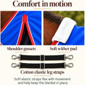 T TEKE Deluxe 1200D Horse Turnout Sheet, 0g No Fill