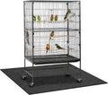 Nuanchu 48 x 48 Inch Large Bird Cage Mat, Under Pet Cage Floor Mat