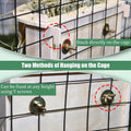 Guinea Pig Hay Feeder Wooden Rabbit Hay Rack Bunny Treat Holder Vegetable Dispenser Foraging Toy Cage Accessories for Ch