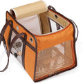 Sanmoncare Airline Approved Bird Carrier for Parrots, Travel Bird Cage Carrier for Cockatiels Conures Small Birds, Porta