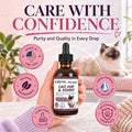 NODENS Cat Hip and Joint Liquid Glucosamine for Cats with Chondroitin – All Natural Cat Joint Supplement for Senior Cats Pain Relief Anti-inflammatory for Improved Joint Flexibility & Mobility 2oz