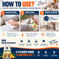 Cat Deterrent Spray, Cat Training Spray, No Pee Spray, Indoor Use 2*100mL
