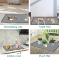 Cat Litter Mat, Silicone Large Cat Mat for Litter Box - 34x22 in, Waterproof & Non-Slip, Durable & Easy Clean