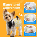 Pet Soft Disposable Dog Diapers Female, Pull Up Doggie Diapers for Female Dogs, 360°Stretchy Waist Puppy Diapers, Super Absorbent Doggy Diaper Leak Proof Design for Dogs in Heat (Small, Count, 20.0)