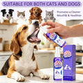 Wanban Pet Oral Spray, Teeth Cleaning Spray for Dogs and Cats, Pet Breath Freshener and Teeth Cleaning Sprays, Reduces Plaque Tartar Buildup, No Brushing, 30ml Each (2pcs)