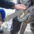 Gisafai 2 Pcs 18 and 12 Inch Rasps for Shoeing Horses with Handle Trimming File Carbon Steel Farrier Tools for Repair Ho