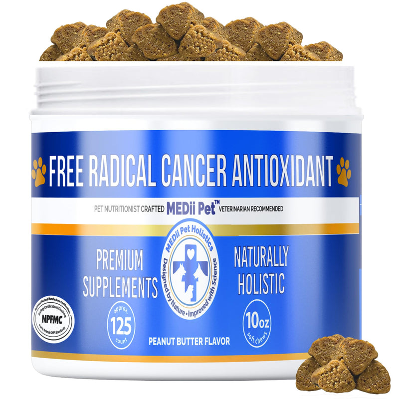 MEDii Pet Detox Antioxidant for Better Dog Health. Chemical Free Natural and Organic Free Radical Inhibitor that Helps Maintain You Fur Persons Better Health, Pet Nutritionist Developed Prevention
