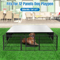 SIRUITON Dog Playpen Cover,Heavy Duty 600D Oxford Fabric