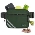 PetAmi 3-in-1 Dog Walking Bag, Crossbody Fanny Pack with Removable Treat Pouch for Pet Training, Dog Mom Waist Belt with Poop Bag Dispenser and Waste Bag Holder, Olive