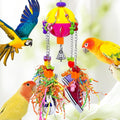Bird Toys, Parrot Pullable Colorful Chew Sneakers Acrylic Stick Chew Toys for Amazons Mini Macaws African Greys Cockatoo