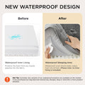 Bedsure Orthopedic Dog Beds Large Sized Dog - Washable Large Dog Cat Bed Waterproof, Comfort Dogs Couch Sofa with Washable Removable Cover, Pet Bed with Nonskid Bottom, Grey, 35"
