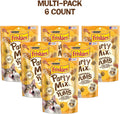 Friskies Purina Party Mix Natural YUMS Cat Treats, Chicken, (6) 6 oz