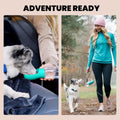MalsiPree Dog Water Bottle Dispenser - 12 oz Navy Blue, Leak-Proof
