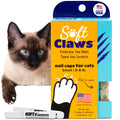 Soft Claws Cat Nail Caps for Small Cats–(40 Caps, Silver Sparkle)-Made in USA-Veterinarian-Developed, Non-Toxic| Protects Furniture & Skin-Easy to Apply, Long-Lasting Anti-Scratch Soft Cat Claw Covers