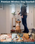 Dog Door Bell for Potty Training, Smart Wireless Doggie Doorbell to Go Outside, 1000 Feet Long Range with IP65 Waterproo