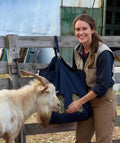Hay Feeder for Goats and Horses - Slow Feed Design, Heavy Duty Hanging Hay Bag for Barn, Trailer & Paddock, Easy to Hang