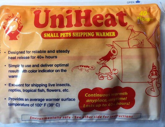 Uniheat Shipping Warmers, Heat Packs, 40 Hour - 24 Pack, for Overnight Shipping of Live Pets - Reptiles, Fish, Corals, C