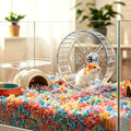 Hamster Wheel,Super Silent Hamster Exercise Wheels,Silent Wheel,Hamster Wheels,Adjustable Stand Hamsters Exercise Wheels