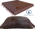 Dogbed4less DIY Durable Blue Denim Pet Bed External Duvet Cover and Waterproof Internal Case for 41"X27"X4" Large Dog Be