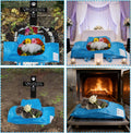 JWIZYOTR Eco-Friendly Pet Casket Body Bag, Pet Burial Box with Dignity, Dog Casket for Burial and Cremation by Customizing with Your Own Words for All Pets - Dogs, Cats, Rabbits and More.（S