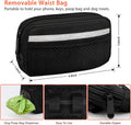 Uppetly Hands Free Dog Running Leash with Waist Belt, Dual Handle Elastic Bungees Retractable Rope for Medium and Large 