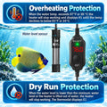 AquaMiracle Aquarium Heater 15W Fish Tank Heater for 1-3 Gallon Tanks