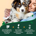 Vet's Best Flea & Tick Wipes for Dogs, Plant-Based, Pest Control, 50 Count